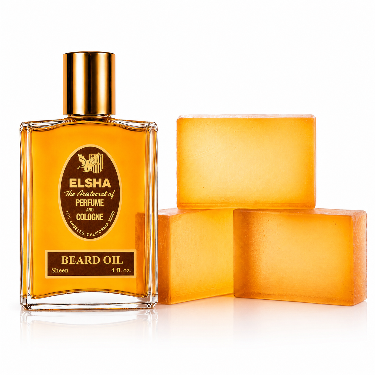 ELSHA Beard Oil & Glycerine Soap Bundle