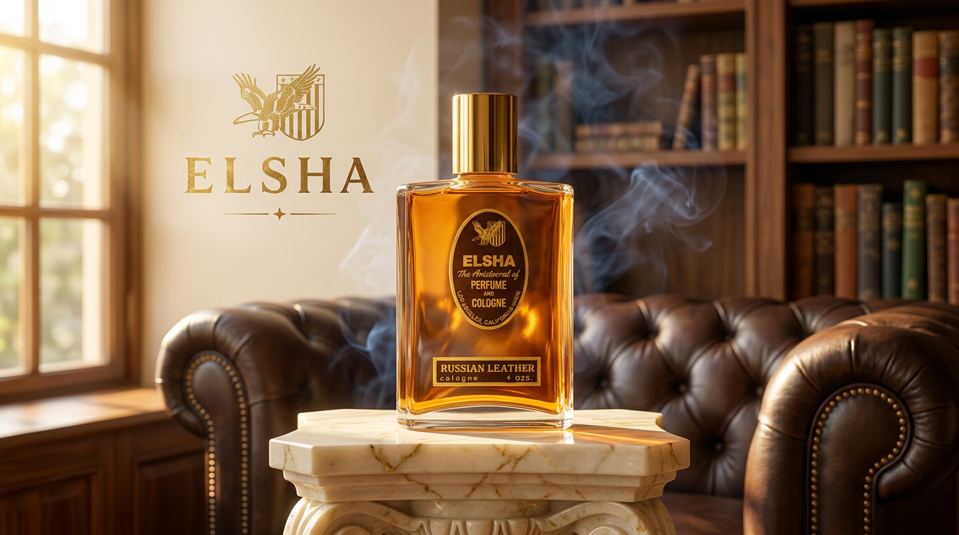 ELSHA Russian Leather Cologne