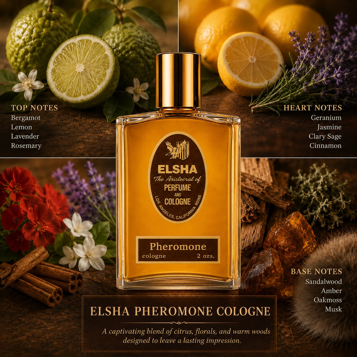ELSHA Men's Pheromone Cologne